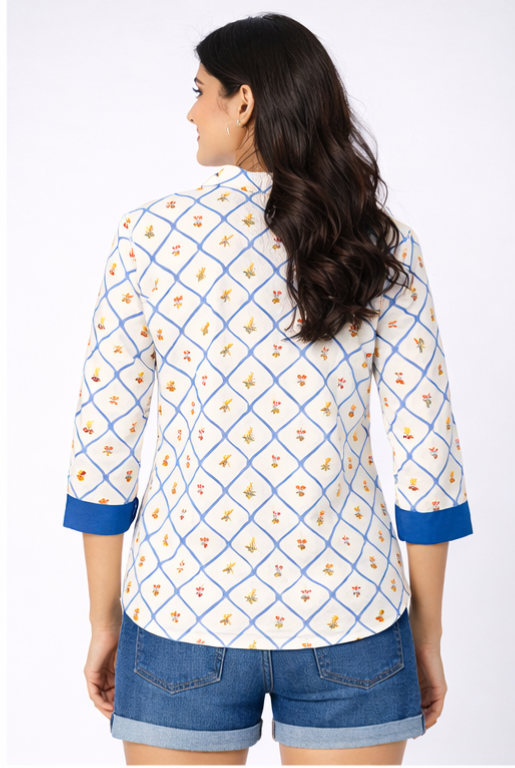 Flora Grid Shirt