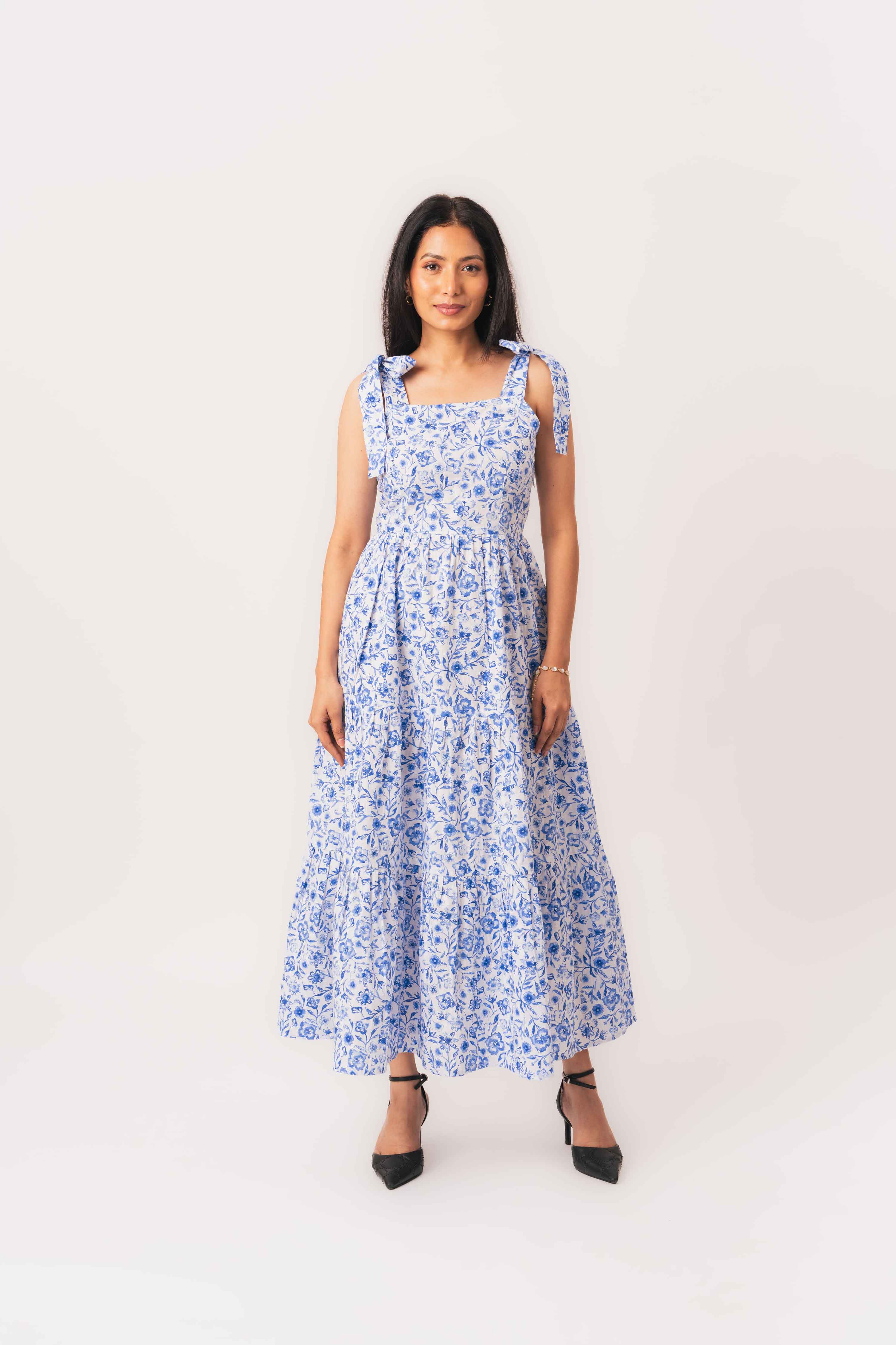 Blue Poetry Dress