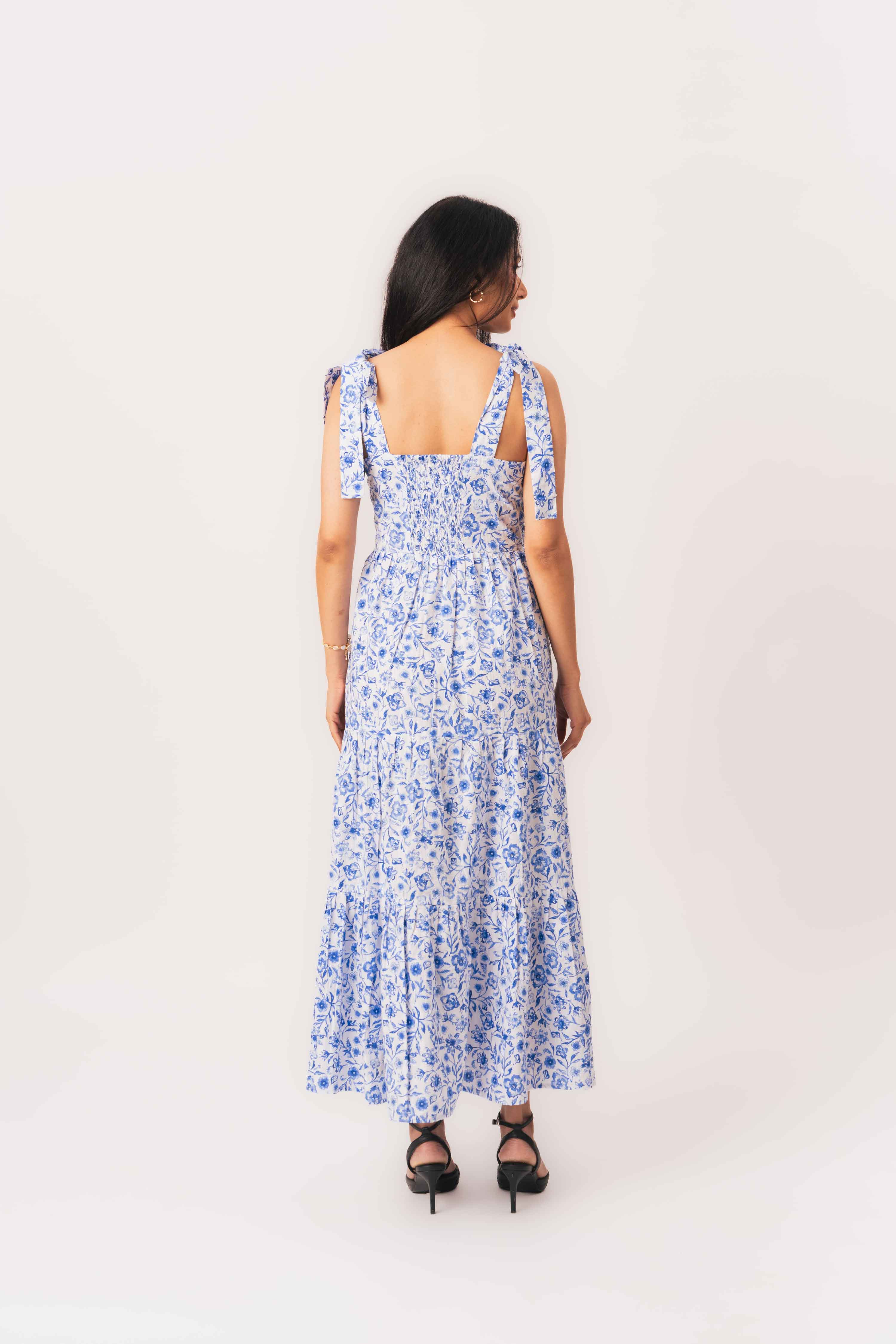 Blue Poetry Dress