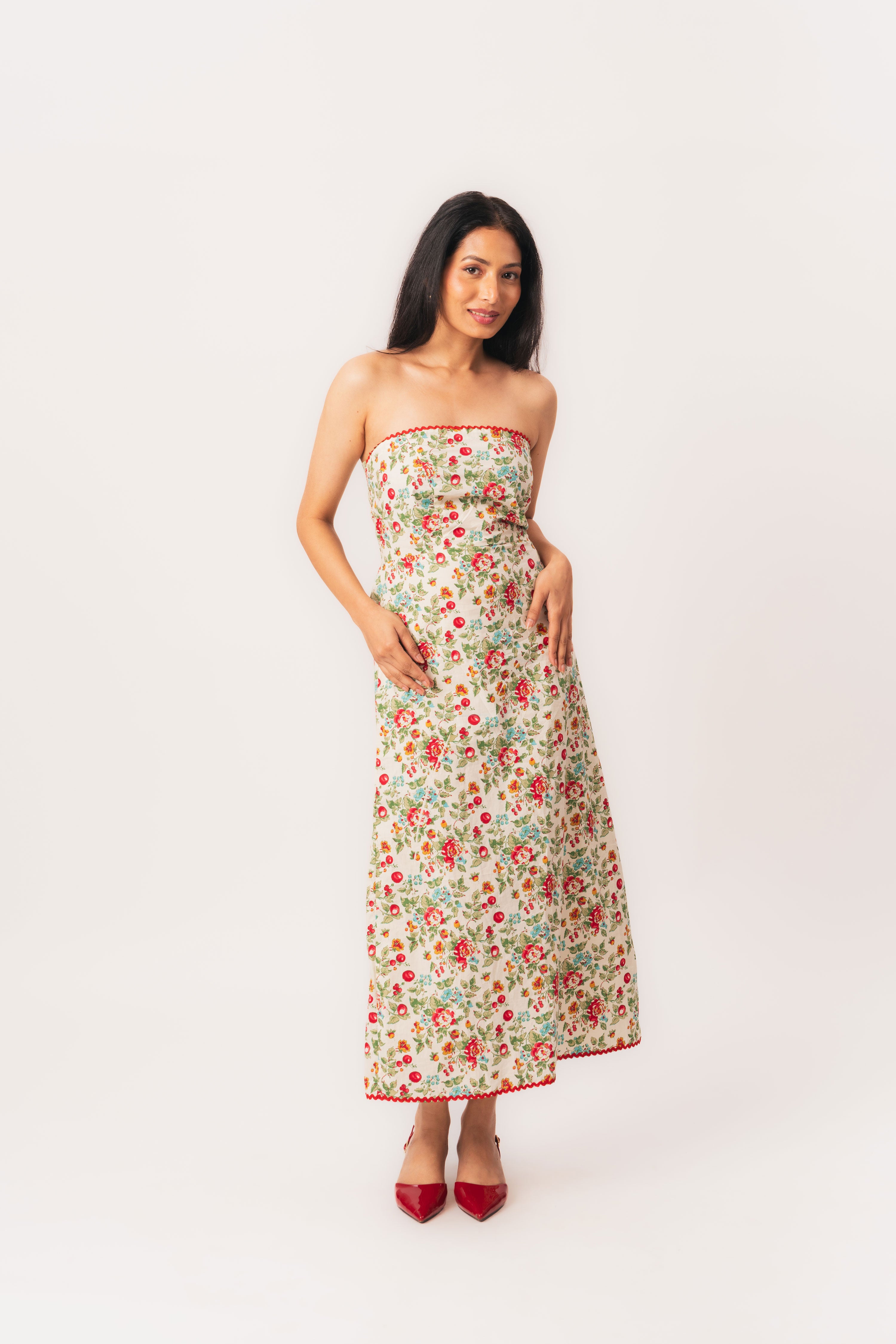 Cherry Blossom Tube Dress