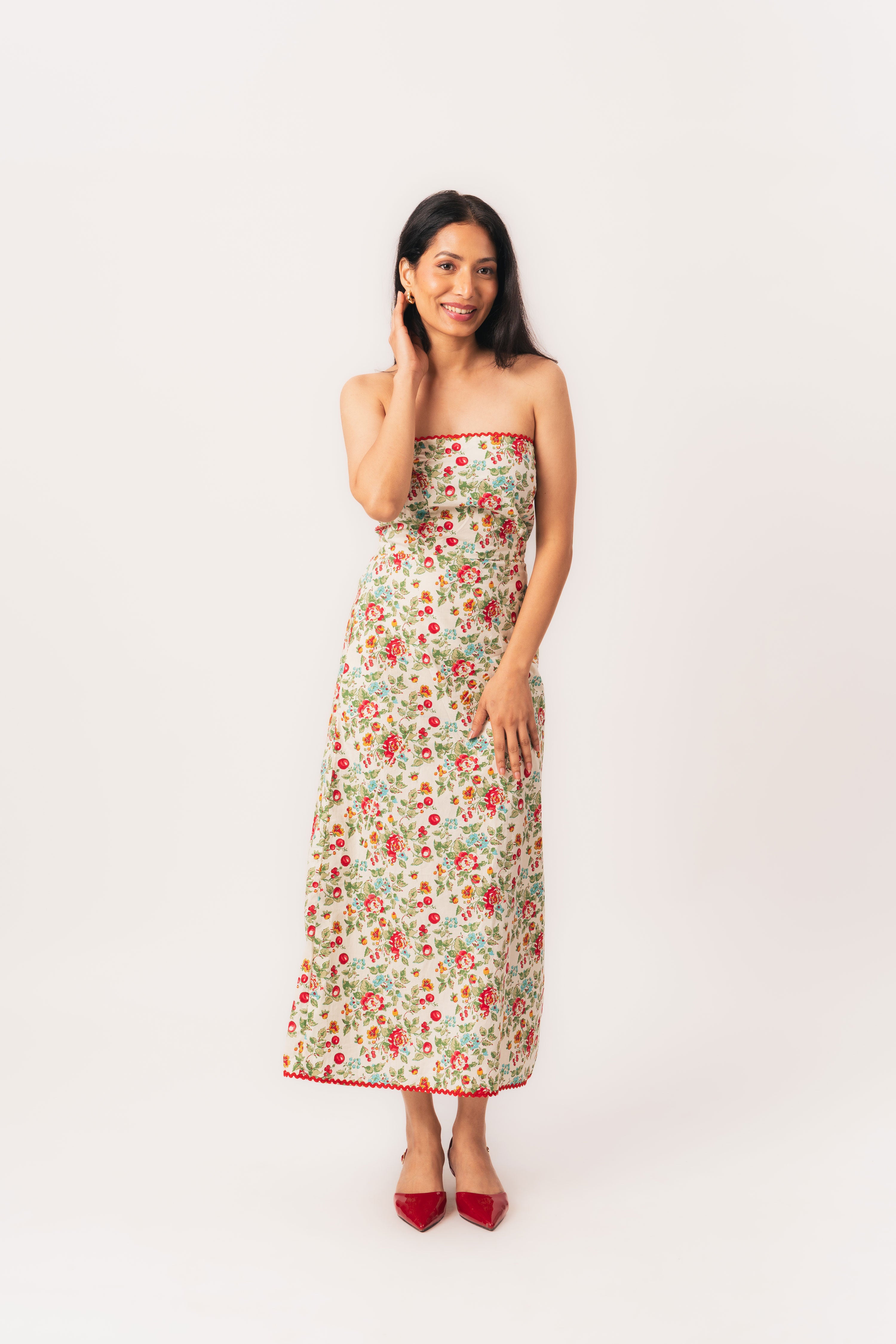 Cherry Blossom Tube Dress