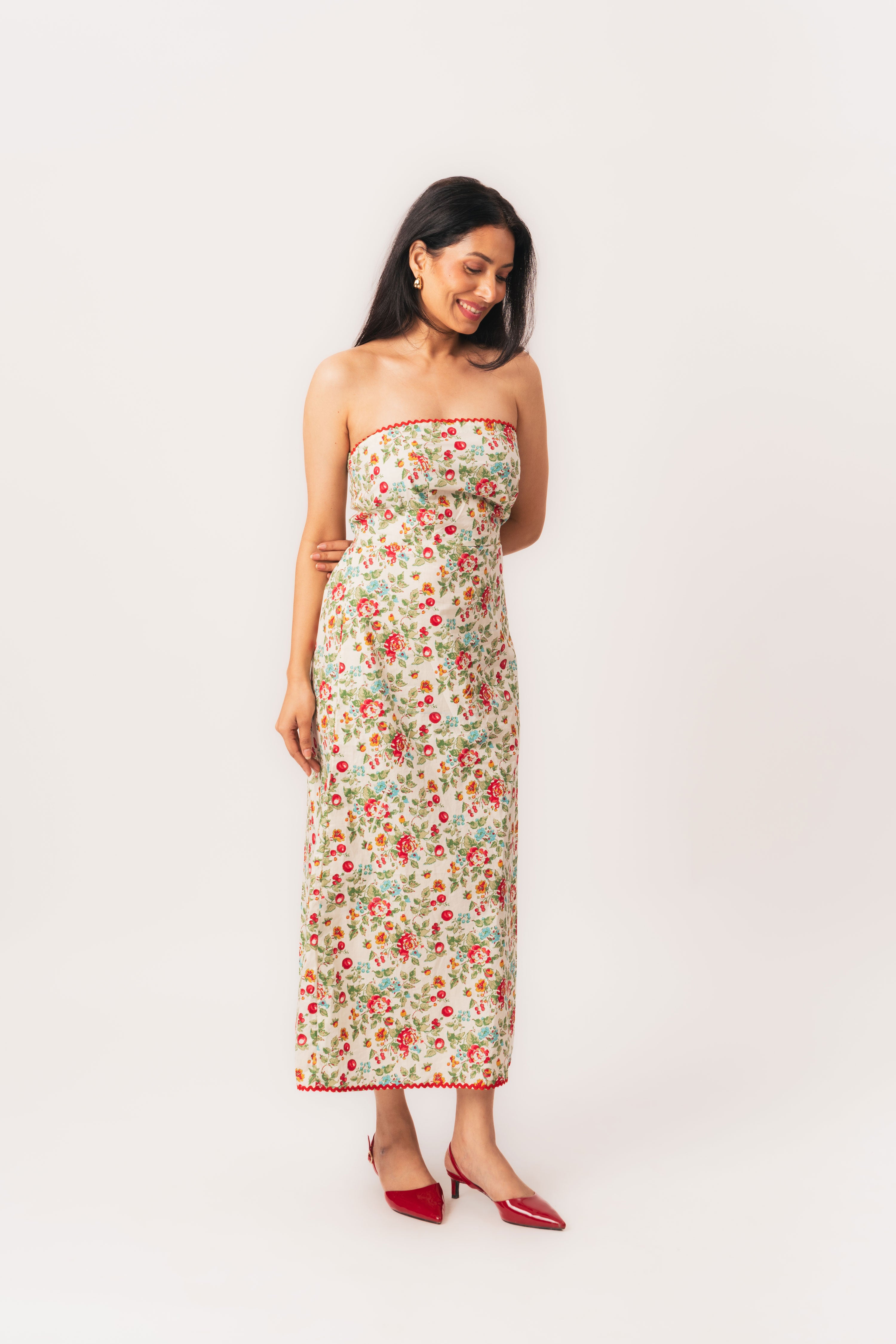 Cherry Blossom Tube Dress