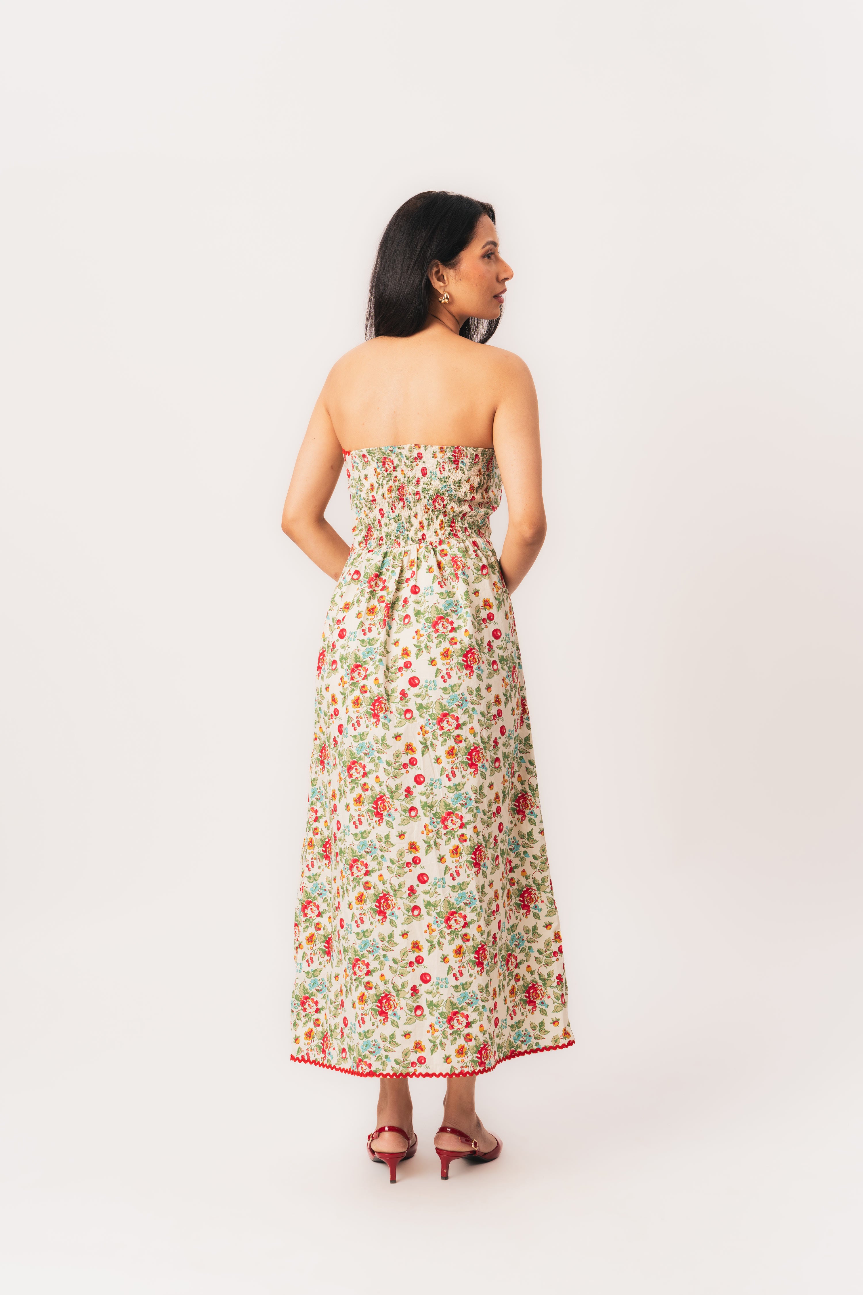 Cherry Blossom Tube Dress