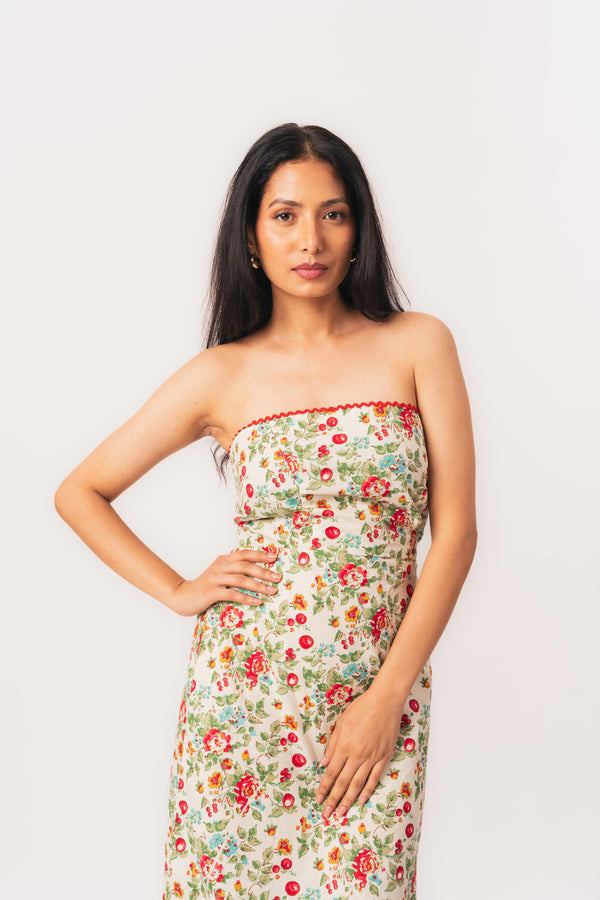 Cherry Blossom Tube Dress