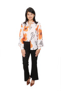 Orange Bloom Shirt