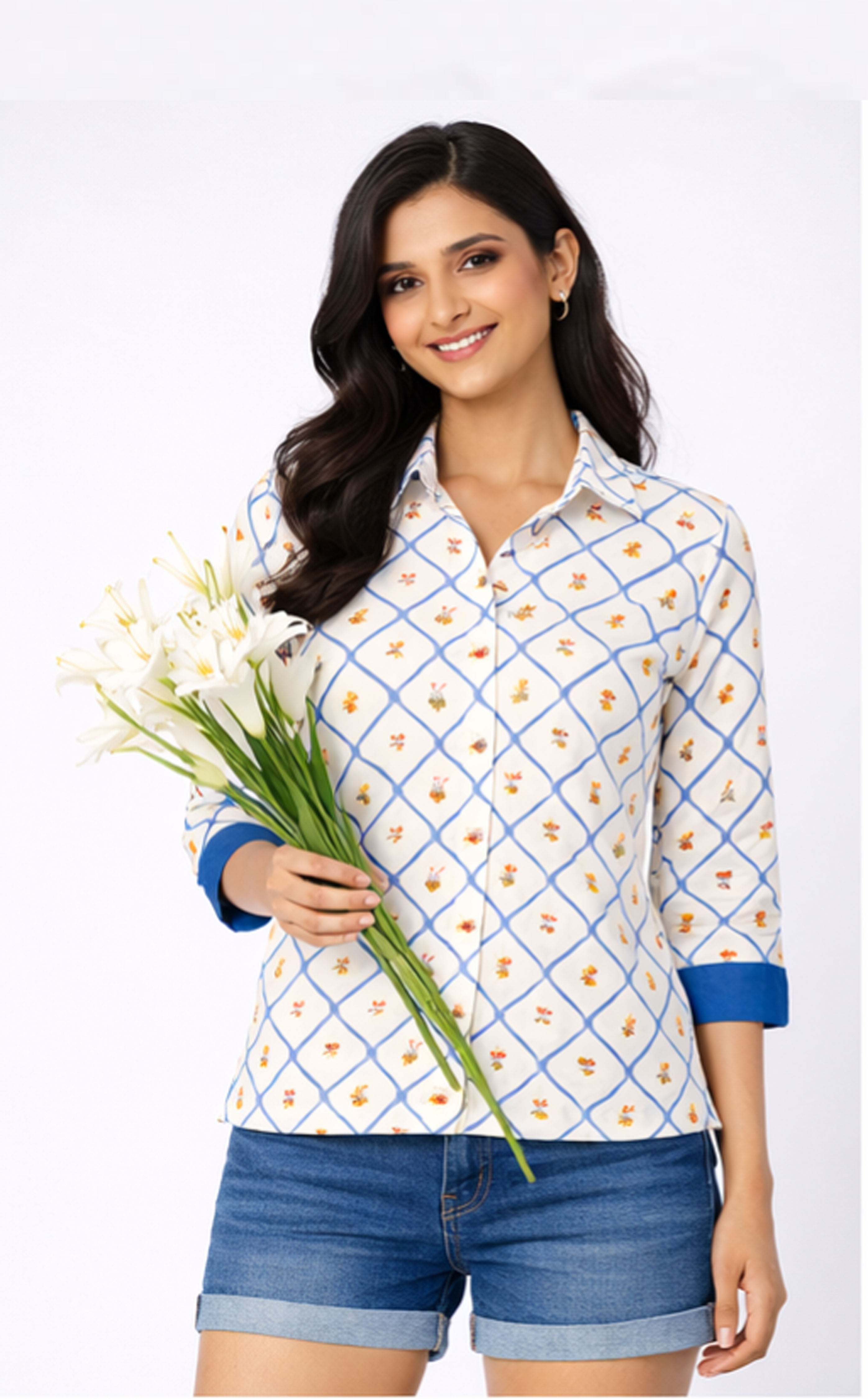Flora Grid Shirt