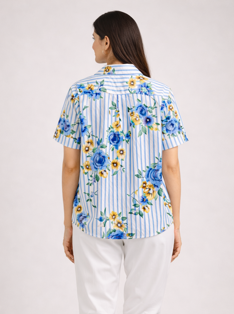Flora stripe shirt